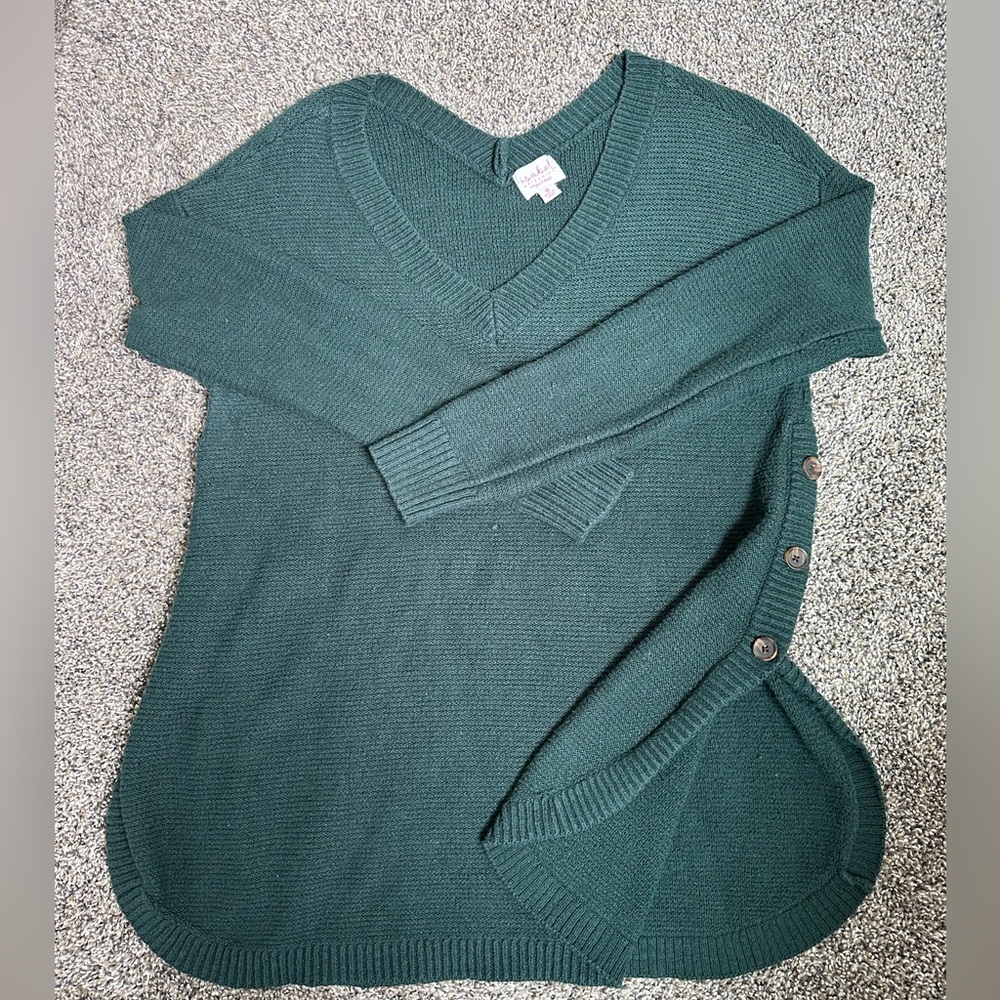 MATERNITY Dark green sweater